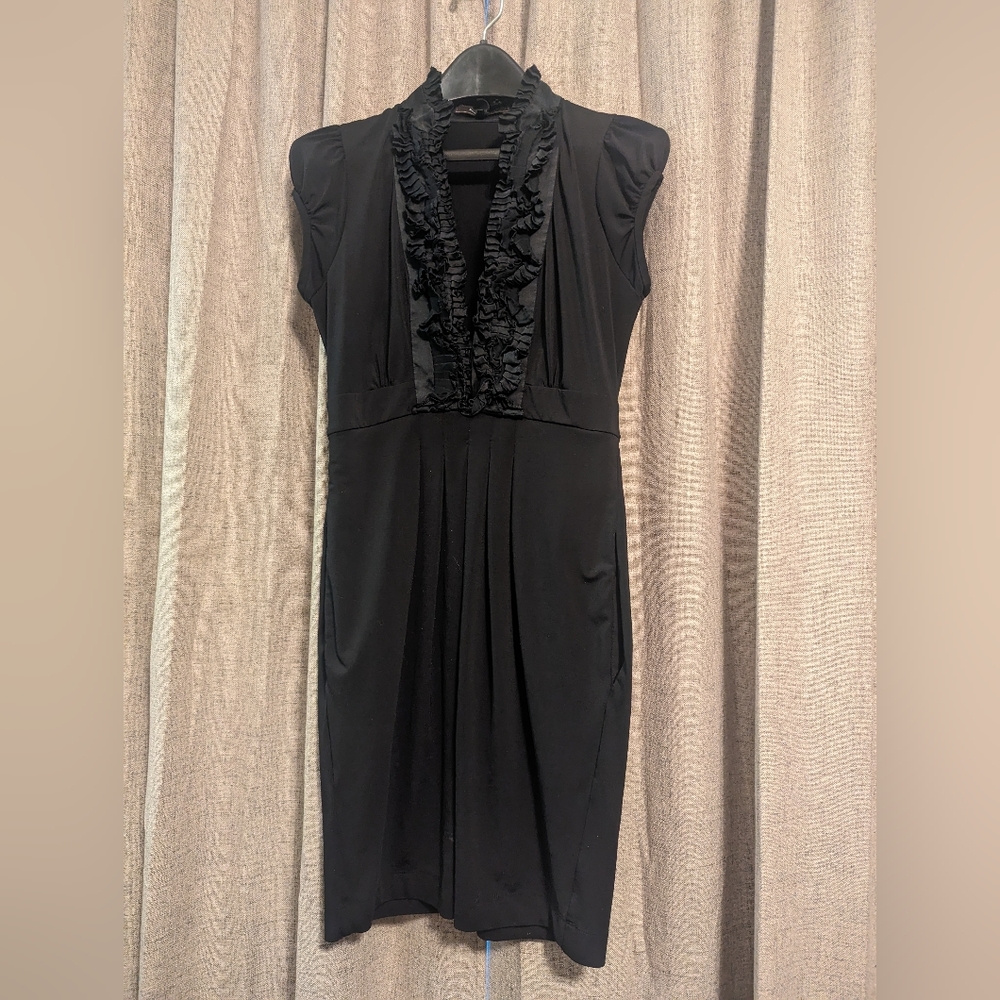 Mid length black BCBG dress